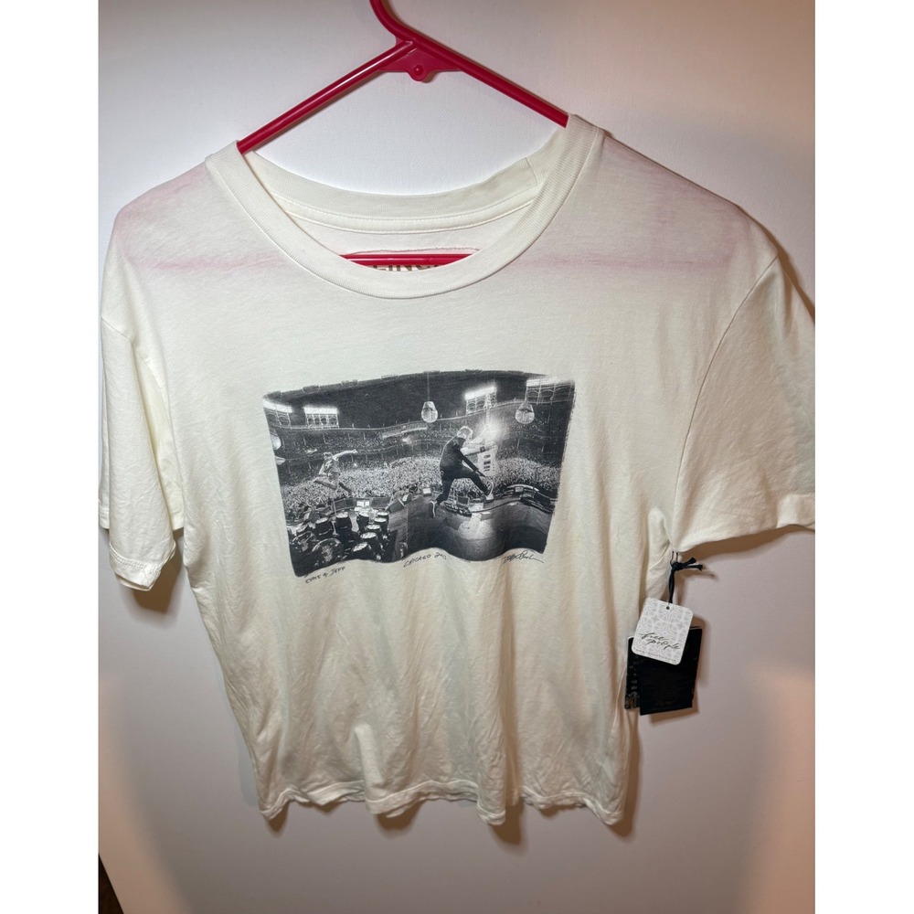 Free People x Danny Clinch Pearl Jam 'Eddie & Jeff' Tee size Large NWT